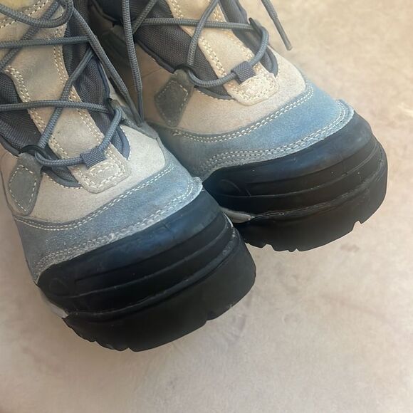 Cabela's Baby Blue Suede Thinsulate Hiking *Snow Bunny* Boot Size 7 EUC - Picture 6 of 9